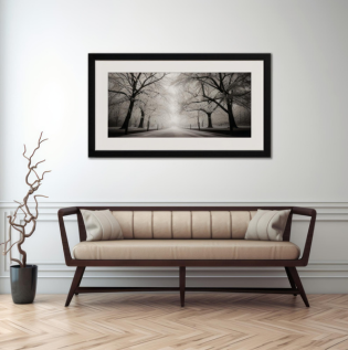 balancing a room with big size photo frame for symmetrical layout balancing a room with big size photo frame for symmetrical layout