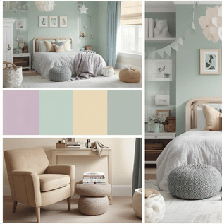 Lavender and Light Yellow Kids' Room Design - Asian Paints Lavender and Light Yellow Kids' Room Design - Asian Paints