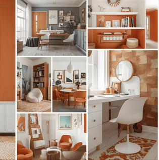 Orange and White Kids' Room for a Modern Touch - Asian Paints Orange and White Kids' Room for a Modern Touch - Asian Paints