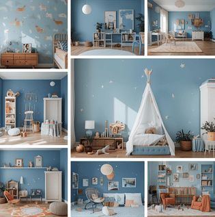 Shades of Blue Wall Colour for Kids' Rooms - Asian Paints Shades of Blue Wall Colour for Kids' Rooms - Asian Paints