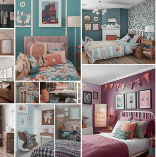 Teal and Purple Wall Colour for a Girl's Room - Asian Paints Teal and Purple Wall Colour for a Girl's Room - Asian Paints