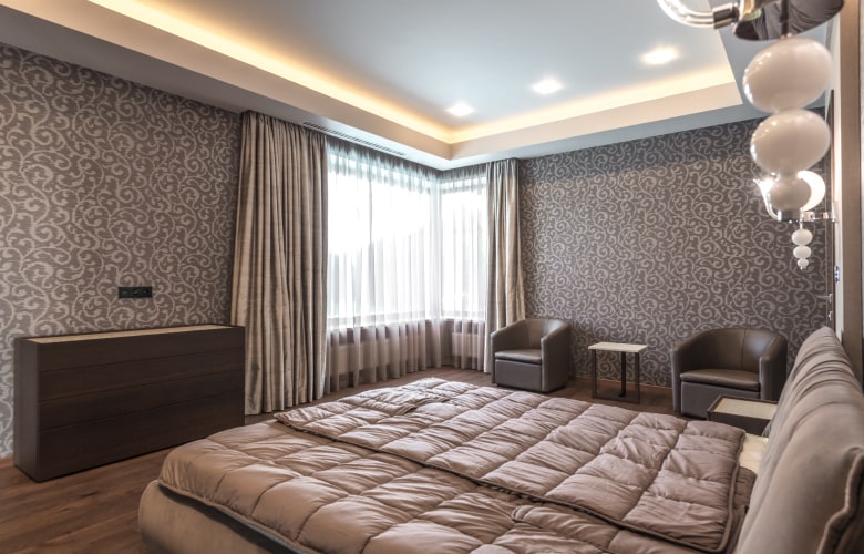 Cove lighting in the ceiling of the bedroom - Beautiful Homes Cove lighting in the ceiling of the bedroom - Beautiful Homes