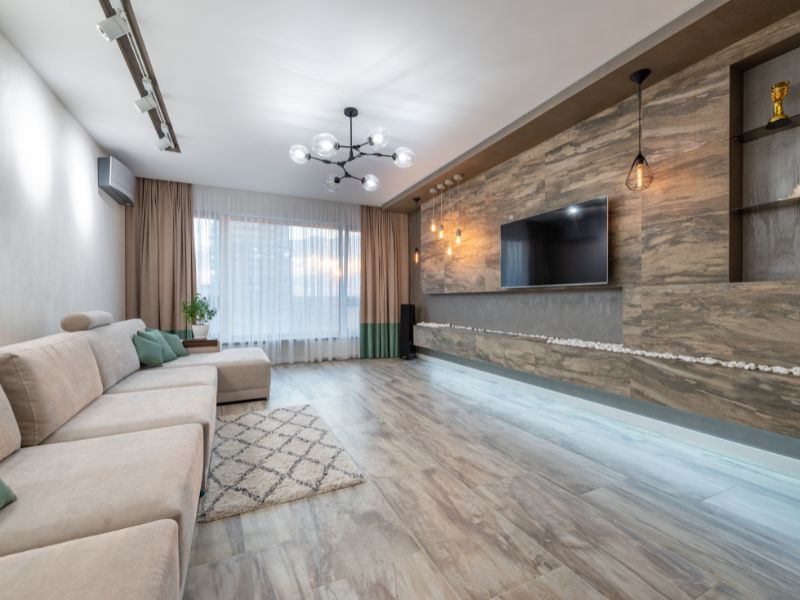 Classy wall decor behind the TV - Beautiful Homes Classy wall decor behind the TV - Beautiful Homes