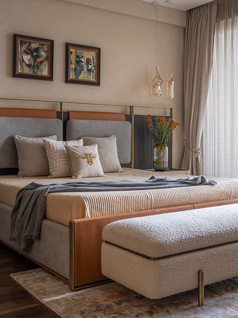 Master bedroom in a subtle colour palette – Beautiful Homes Master bedroom in a subtle colour palette – Beautiful Homes