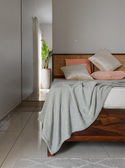 Bedroom design with wall mirror décor – Beautiful Homes Bedroom design with wall mirror décor – Beautiful Homes
