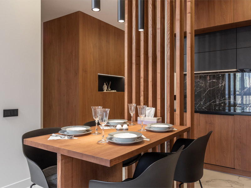 Wooden partition design for your space – Beautiful Homes Wooden partition design for your space – Beautiful Homes