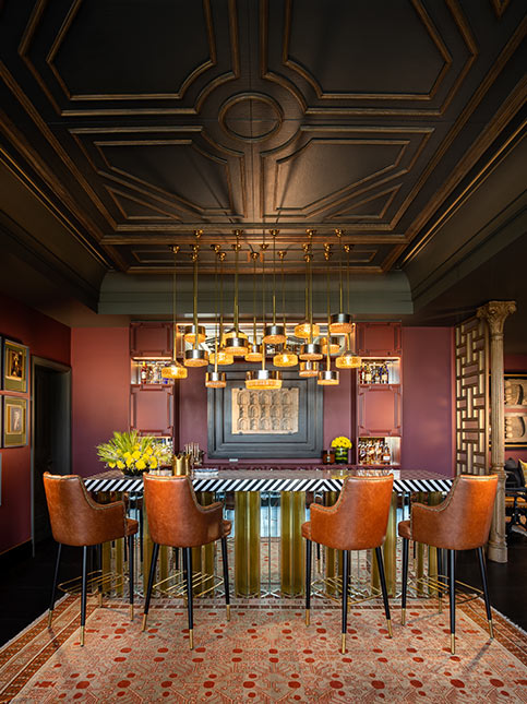 Royal Looking Dark Brown Ceiling Design - Beautiful Homes Royal Looking Dark Brown Ceiling Design - Beautiful Homes