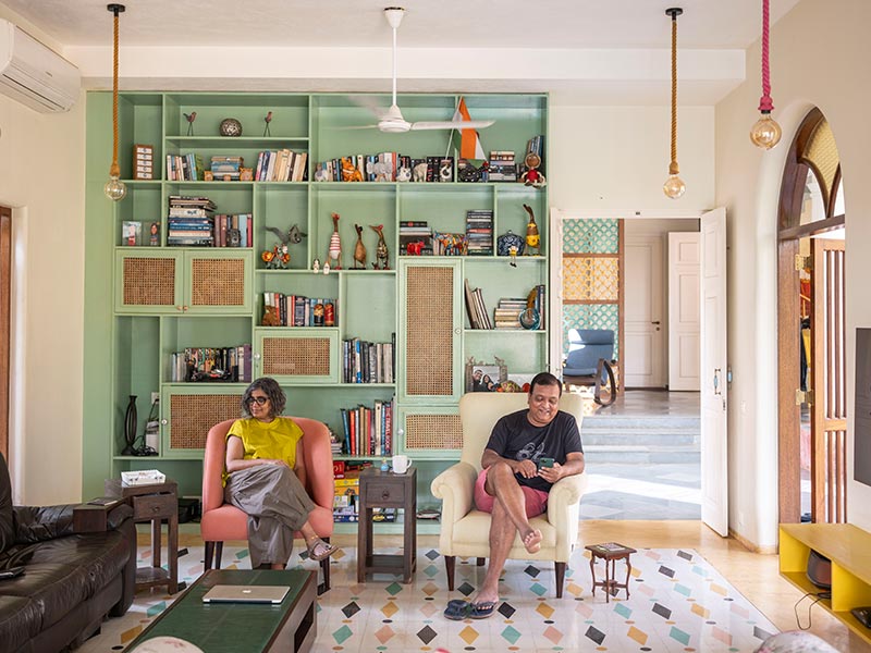 Green full wall shelf design for your space – Beautiful Homes Green full wall shelf design for your space – Beautiful Homes