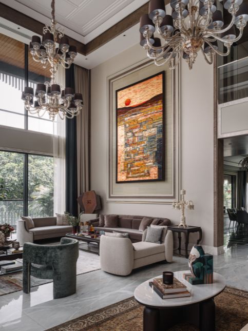 Chic & elegant living room design – Beautiful Homes Chic & elegant living room design – Beautiful Homes