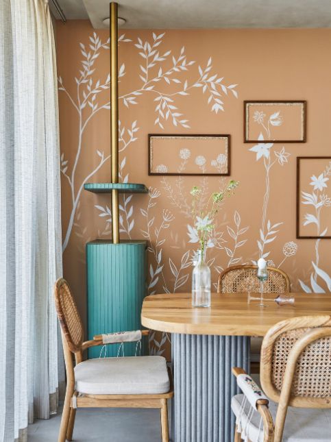 Floral patter wall mural – Beautiful Homes Floral patterns wall mural – Beautiful Homes