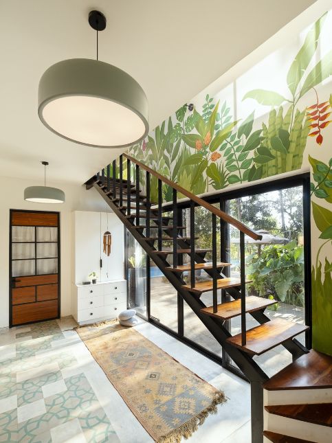 Tropical wall mural – Beautiful Homes Tropical wall mural – Beautiful Homes