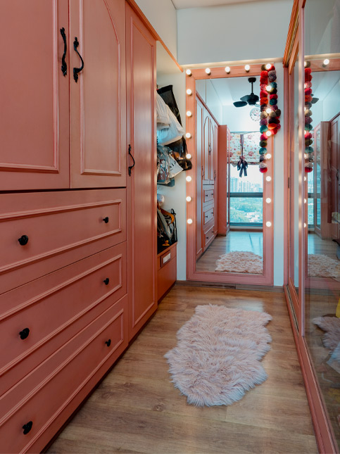 Coral pink cabinetry – Beautiful Homes Coral pink cabinetry – Beautiful Homes