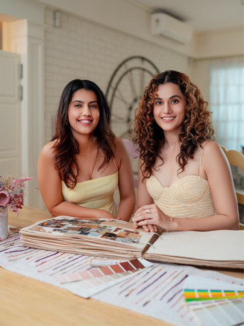 Taapsee and Shagun Pannu – Beautiful Homes Taapsee and Shagun Pannu – Beautiful Homes