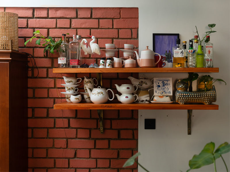 Crockery wall shelf - Beautiful Homes Crockery wall shelf - Beautiful Homes