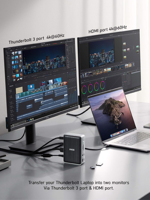 Productive Work Desk Set Up with Dual Monitors - Beautiful Homes Productive Work Desk Set Up with Dual Monitors - Beautiful Homes