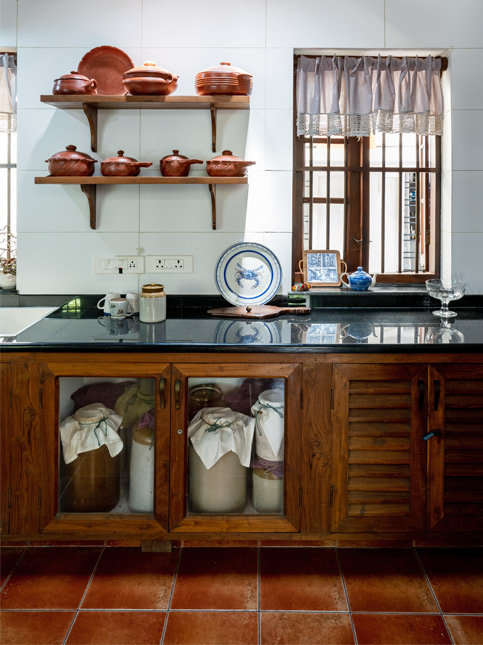 Louvered cupboard storing metal vessels – Beautiful Homes Louvered cupboard storing metal vessels – Beautiful Homes