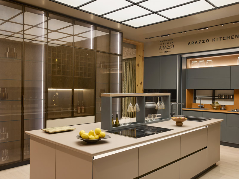 Luma Noir kitchen from Arazzo with clean lines and a clutter-free look – Beautiful Homes Luma Noir kitchen from Arazzo with clean lines and a clutter-free look – Beautiful Homes