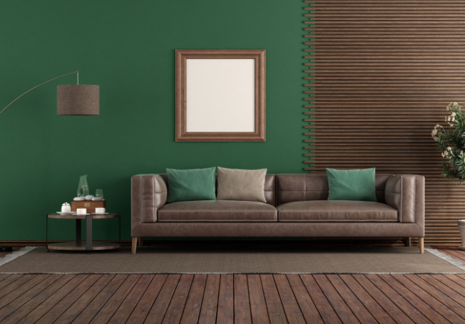Sofa in Earthy Tone - Beautiful Homes Sofa in Earthy Tone - Beautiful Homes