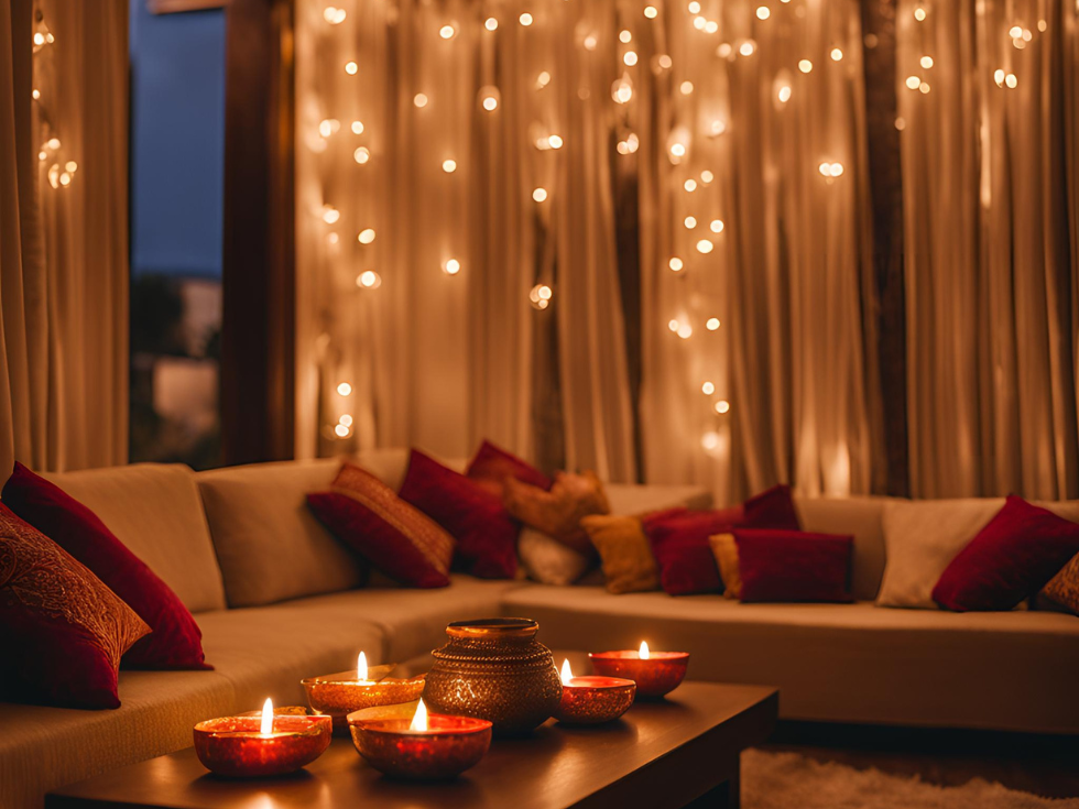 Traditional Diwali Diya Décor - Beautiful Homes Traditional Diwali Diya Home Décor - Beautiful Homes