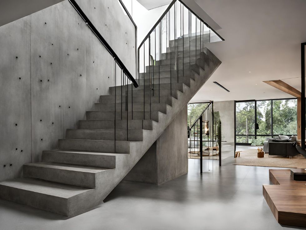 Concrete Staircase - Beautiful Homes Concrete Staircase - Beautiful Homes