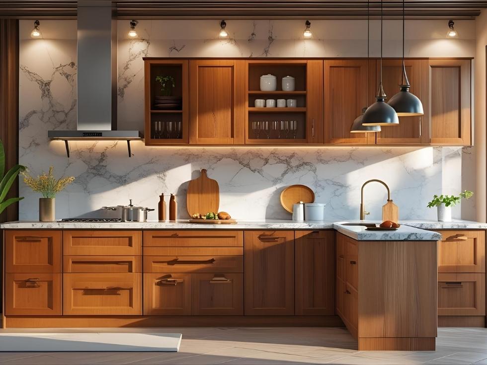 Modern white granite kitchen slab - Beautiful Homes Modern white granite kitchen slab - Beautiful Homes