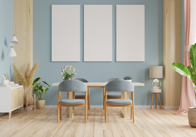 Pastel Theme Dining Table Design - Beautiful Homes Pastel Theme Dining Table Design - Beautiful Homes