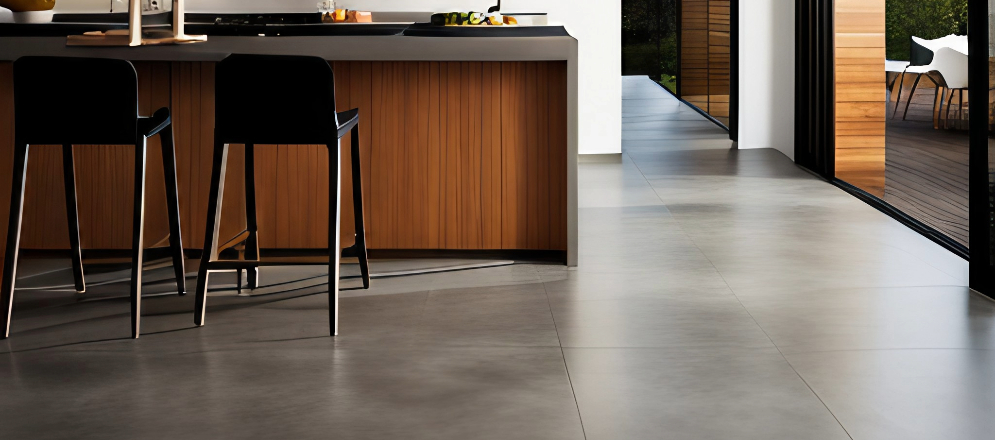 Concrete flooring for your modular kitchen design - Beautiful Homes Concrete flooring for your modular kitchen design - Beautiful Homes