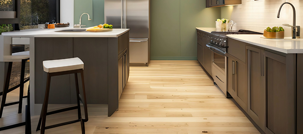 Hardwood flooring for your modular kitchen design - Beautiful Homes Hardwood flooring for your modular kitchen design - Beautiful Homes
