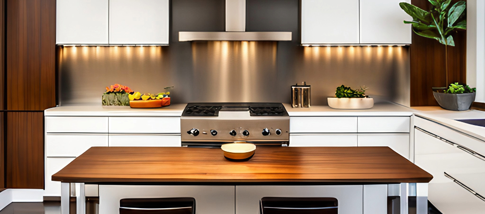 Metal wall tile for your modular kitchen design - Beautiful Homes Metal wall tile for your modular kitchen design - Beautiful Homes