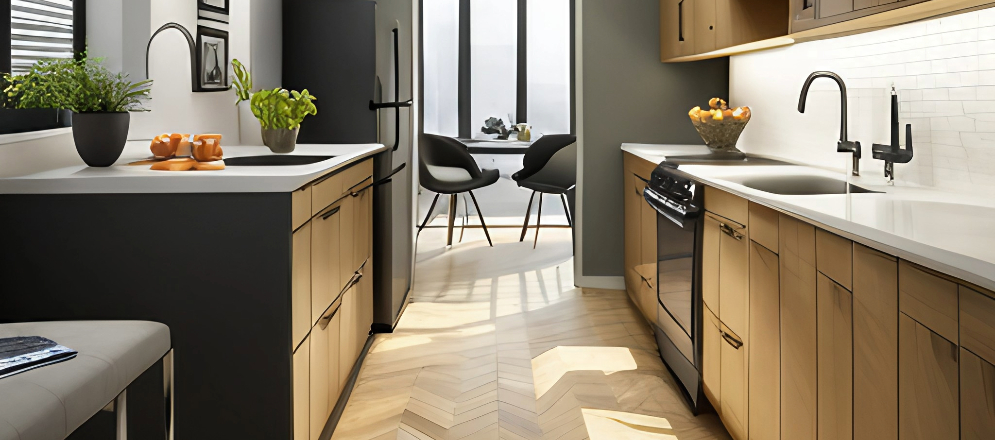 Parallel kitchen layout design - Beautiful Homes Parallel kitchen layout design - Beautiful Homes