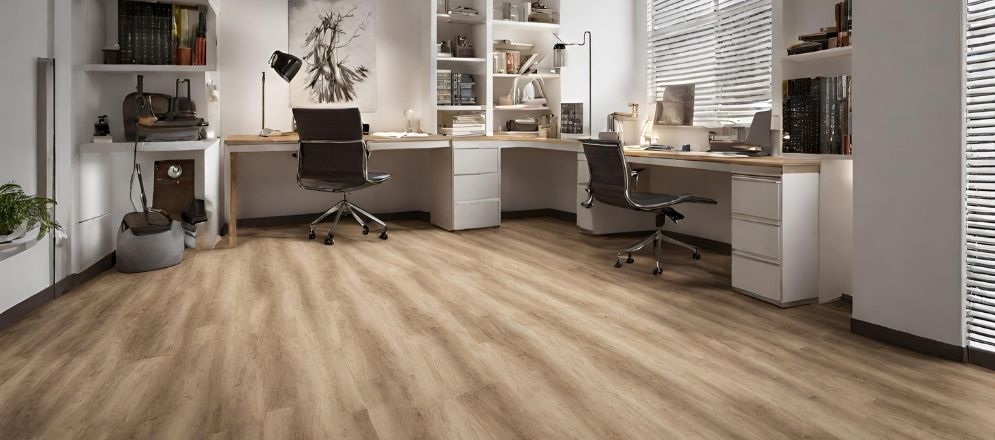 Wooden study table with laminate flooring - Beautiful Homes Wooden study table with laminate flooring - Beautiful Homes