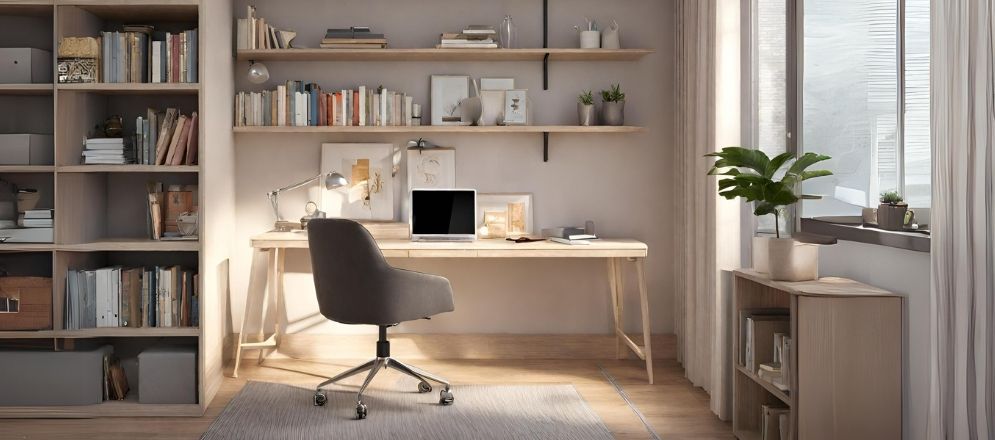 Study table with shelves - Beautiful Homes Study table with shelves - Beautiful Homes