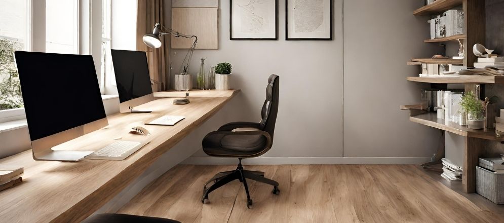 Study room with wooden flooring - Beautiful Homes Study room with wooden flooring - Beautiful Homes