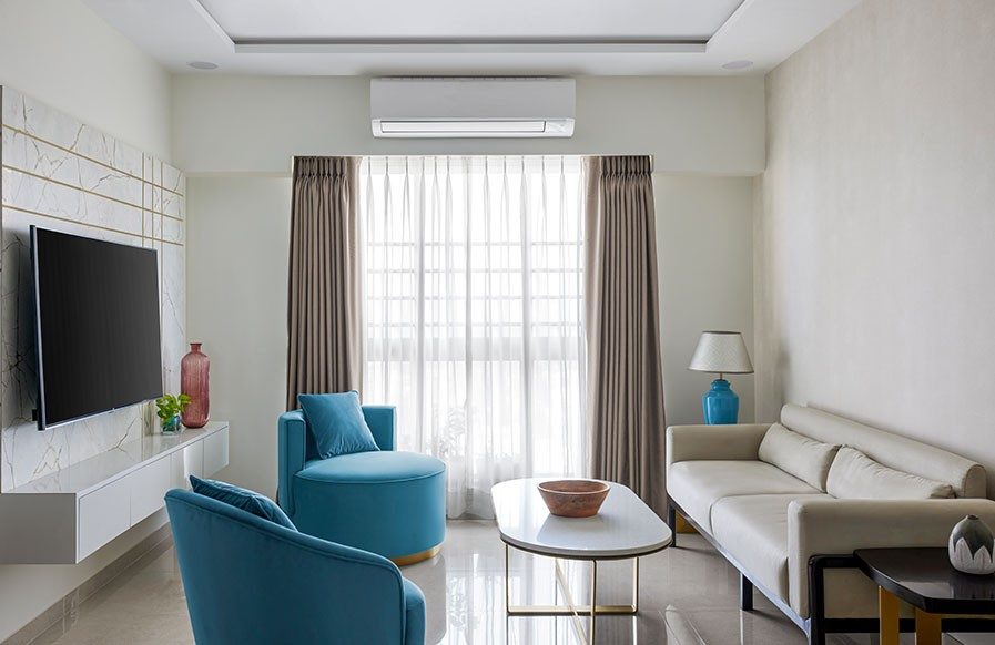 Classic white for your modern living room design - Beautiful Homes