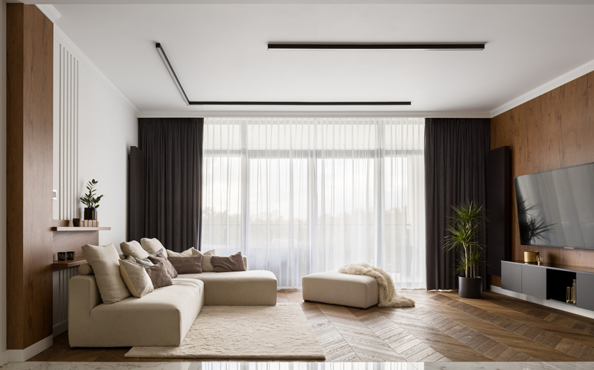 Simple ceiling pop design for your elegant living room design – Beautiful Homes