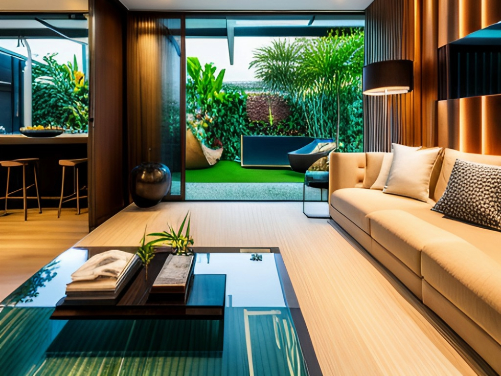 A modern water element inspired tropical house design - Beautiful Homes A modern water element inspired tropical house design - Beautiful Homes