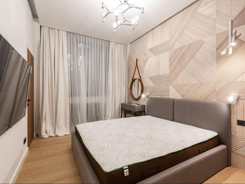 Elegant lines for latest wall painting design in the bedroom - Beautiful Homes Elegant lines for latest wall painting design in the bedroom - Beautiful Homes