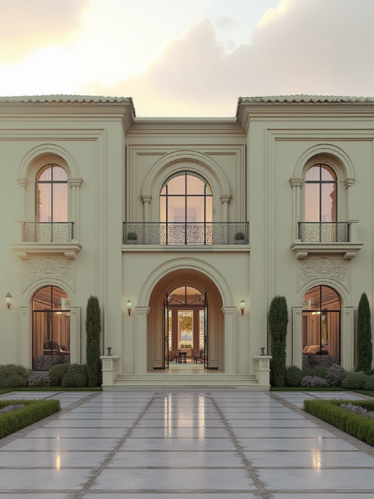 Soft Sage-Green Villa Inspiration