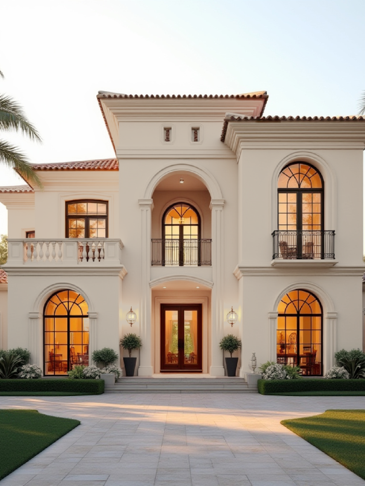Creamy Off-White Villa Inspiration