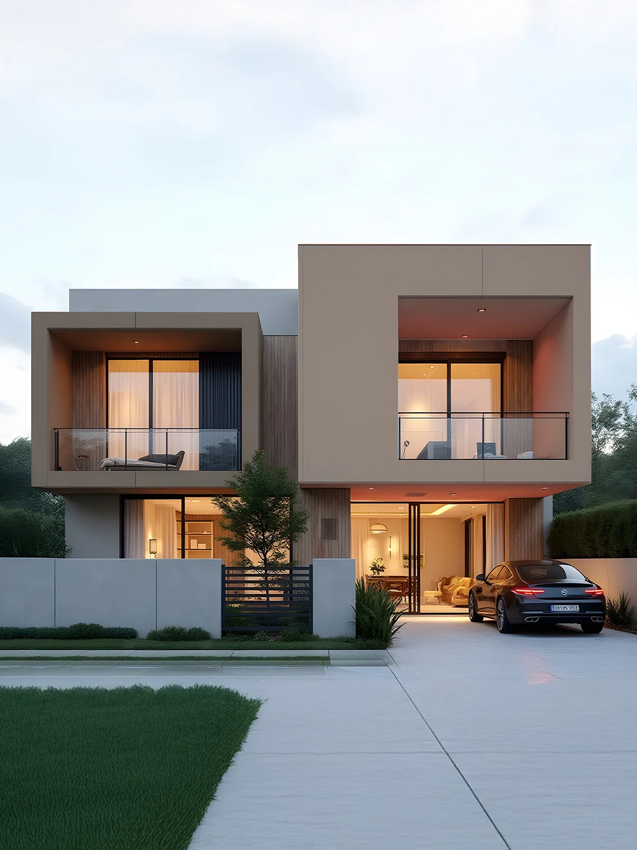 Inviting Brown Villa Inspiration