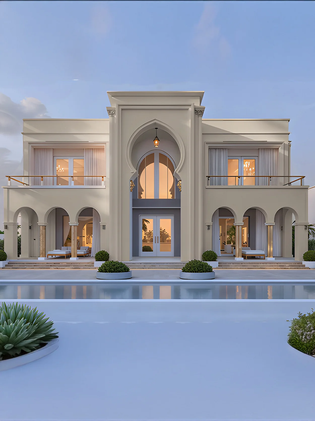 Warm Butter Rum Moroccan Villa Inspiration