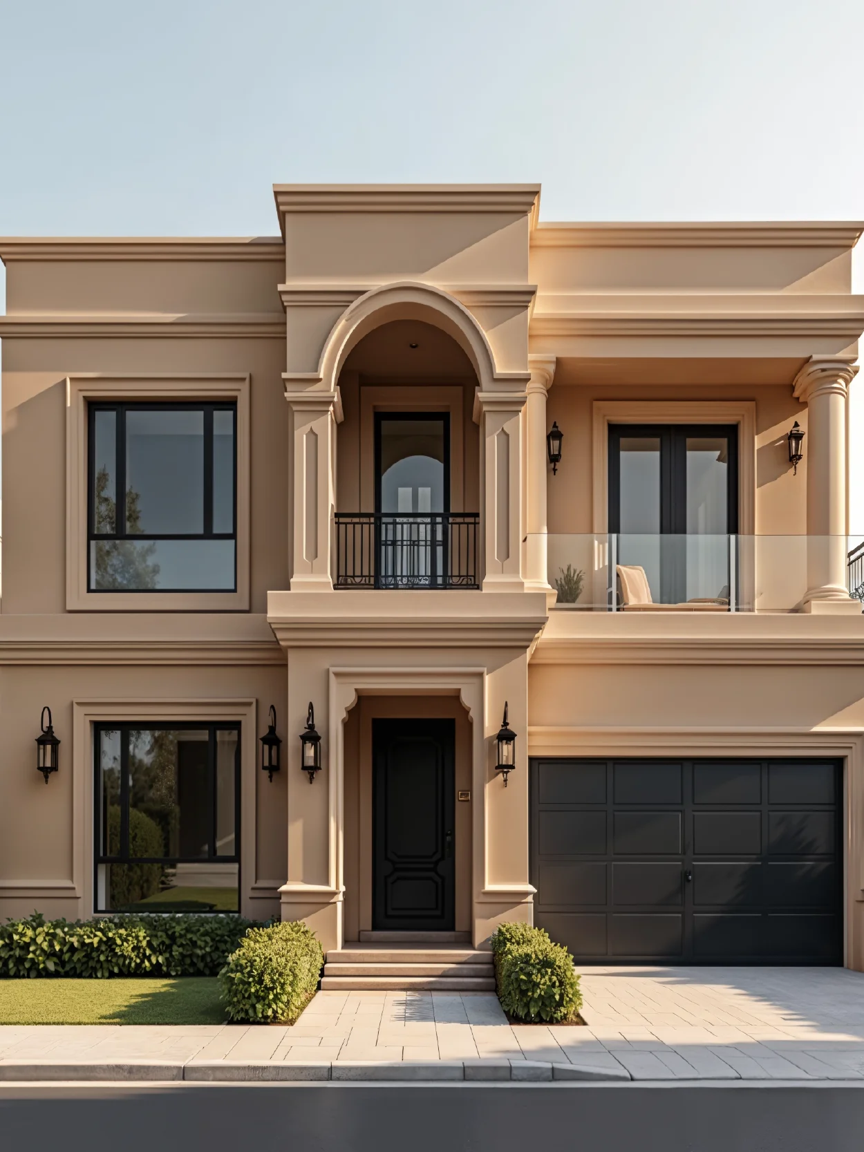 Sweet Milk Toffee Neoclassic Villa Inspiration