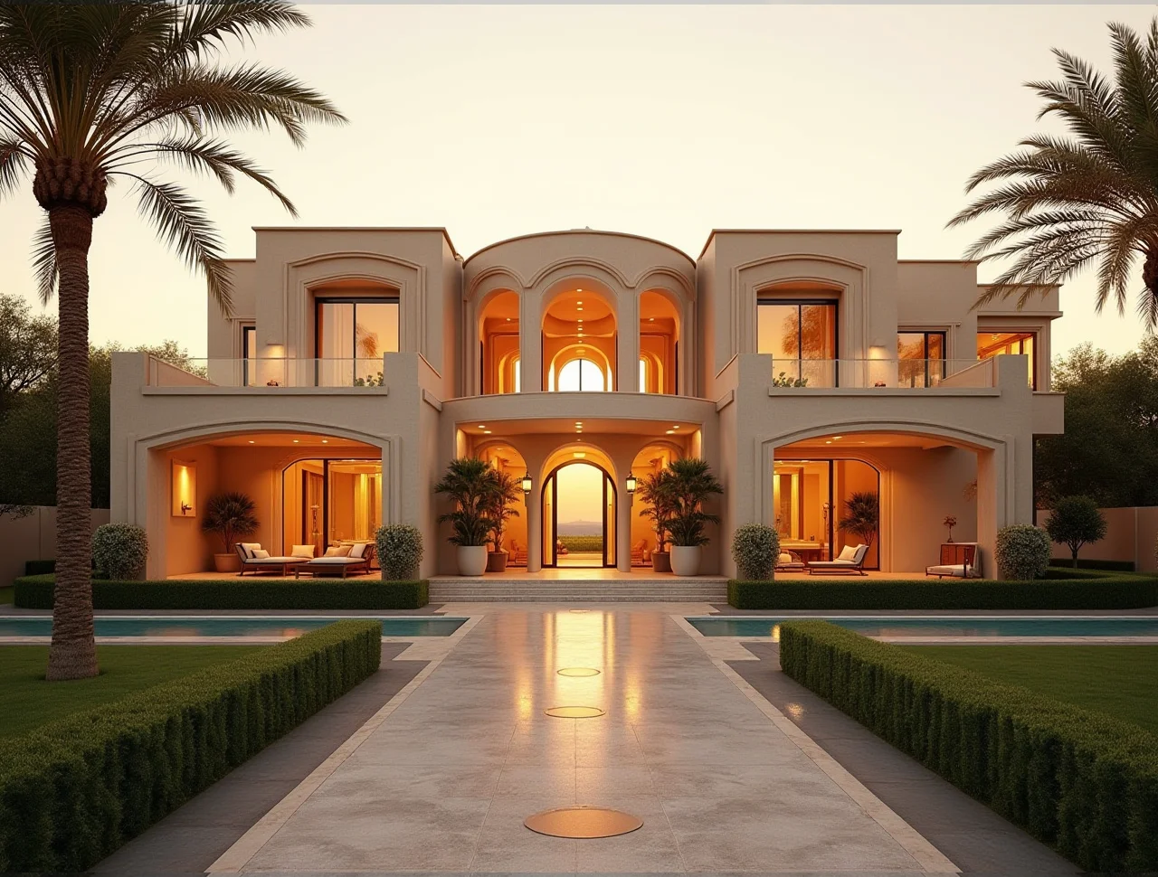 Polished Grey Traditional Villa Inspiration