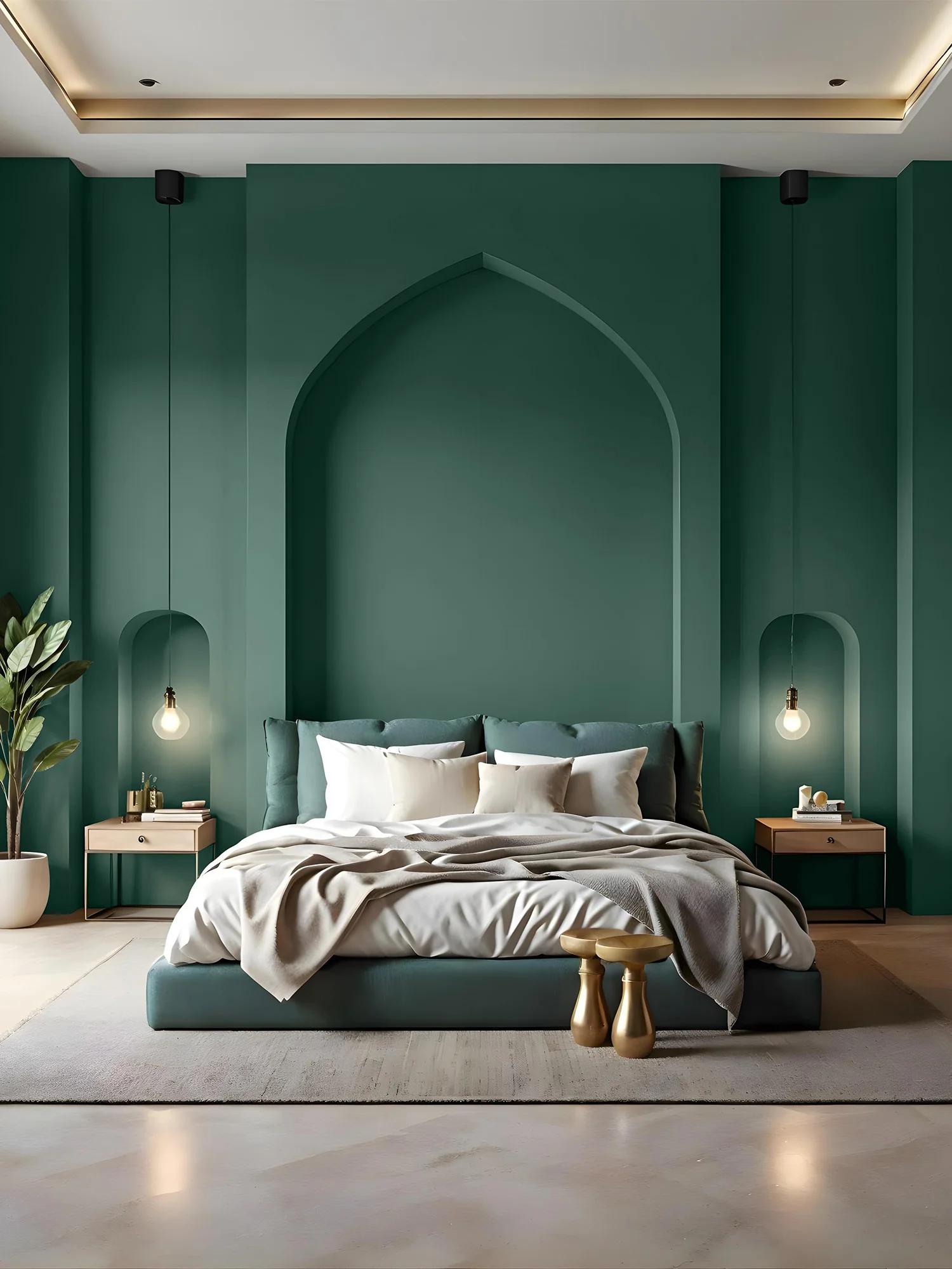 Serene Green Bedroom Inspiration