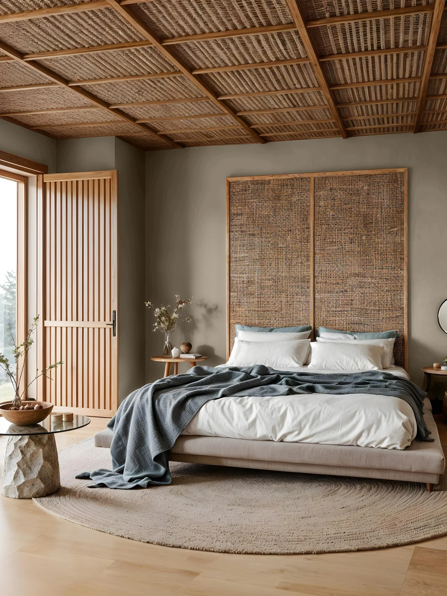 Golden-Brown Bedroom Elegance