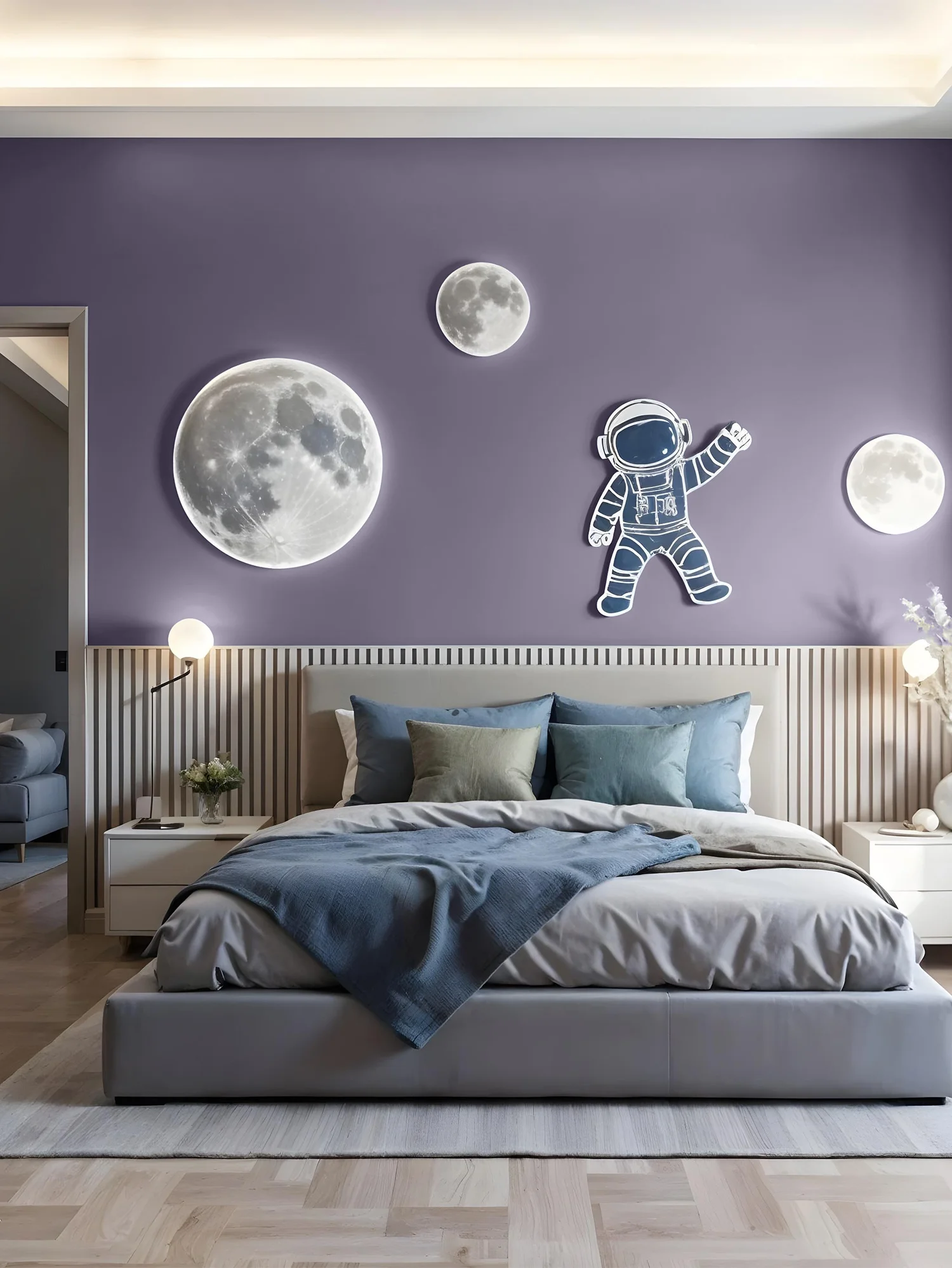 Vibrant Mauve Kids' Room Magic