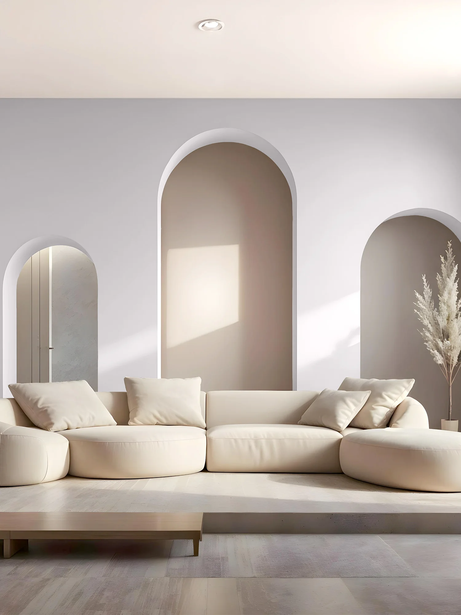 Delicate Violet Living Room Grace