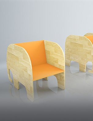 Kids Chair Safari Furniture Collection - ColourPro Asian Paints