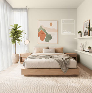 a wooden furniture with metal frame