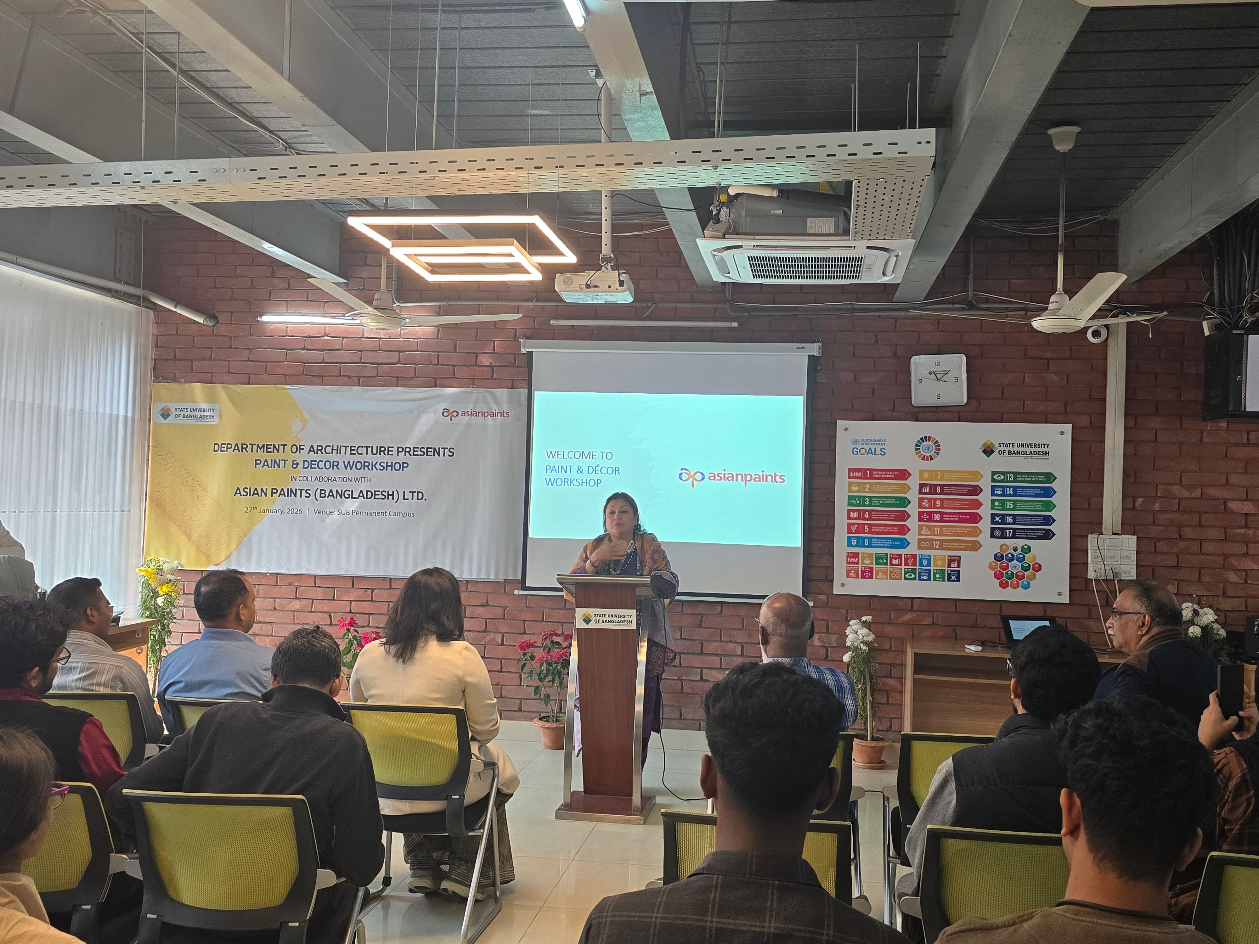 Paint and Decor workshop in Dhaka